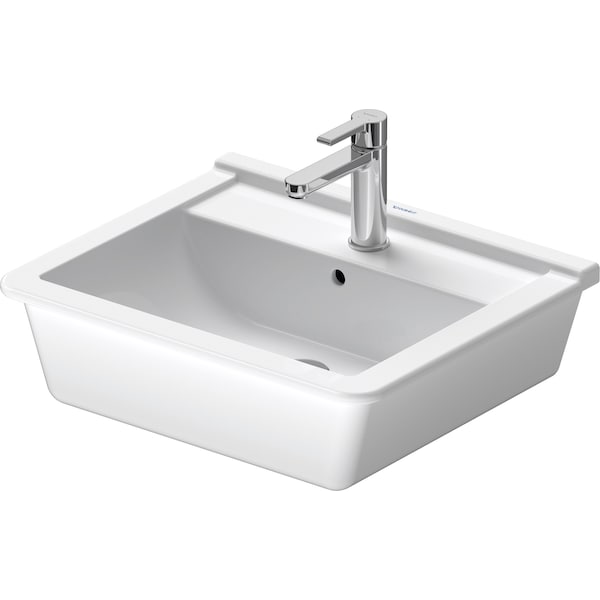 Duravit Starck 3 Drop-In Bathroom Sink 0302560030 White 0302560030